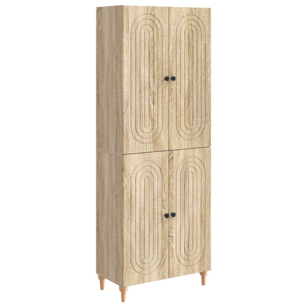 vidaXL Skåpset 2 pcs 66 x 34,5 x 90 cm Konstruerat trä
