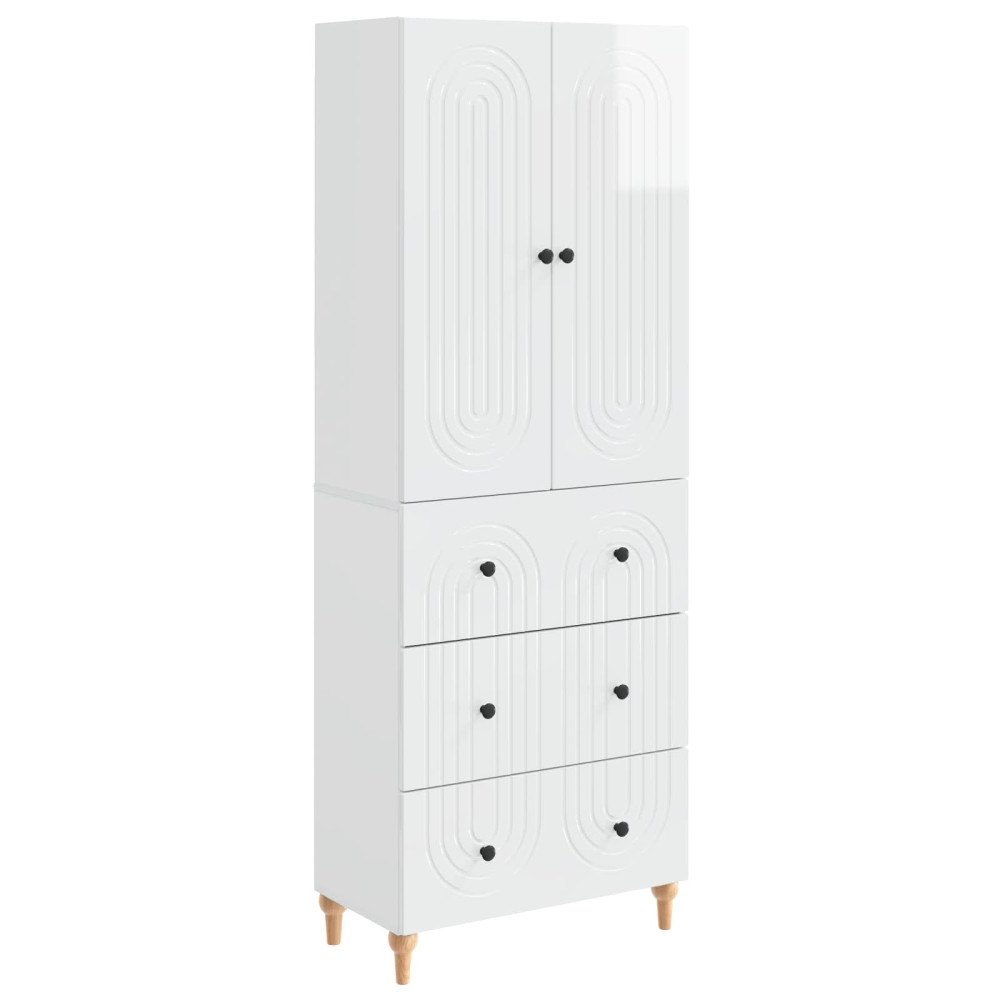 vidaXL Skåpset 2 pcs 66 x 34,5 x 90 cm Konstruerat trä