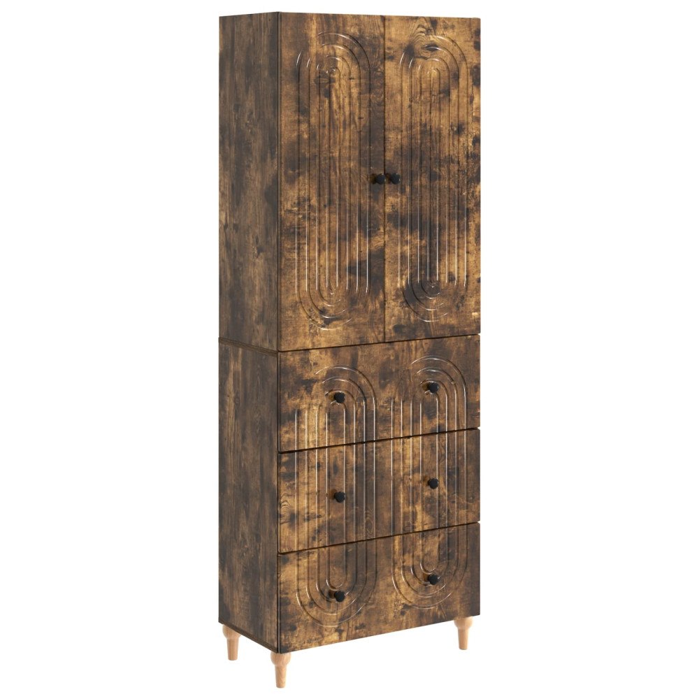 vidaXL Skåpset 2 pcs 66 x 34,5 x 90 cm Konstruerat trä