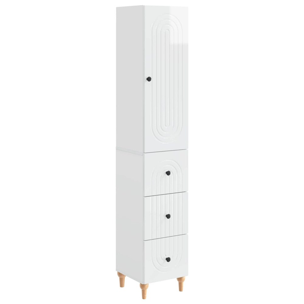 vidaXL Skåpset 2 pcs 33 x 34,5 x 90 cm Konstruerat trä