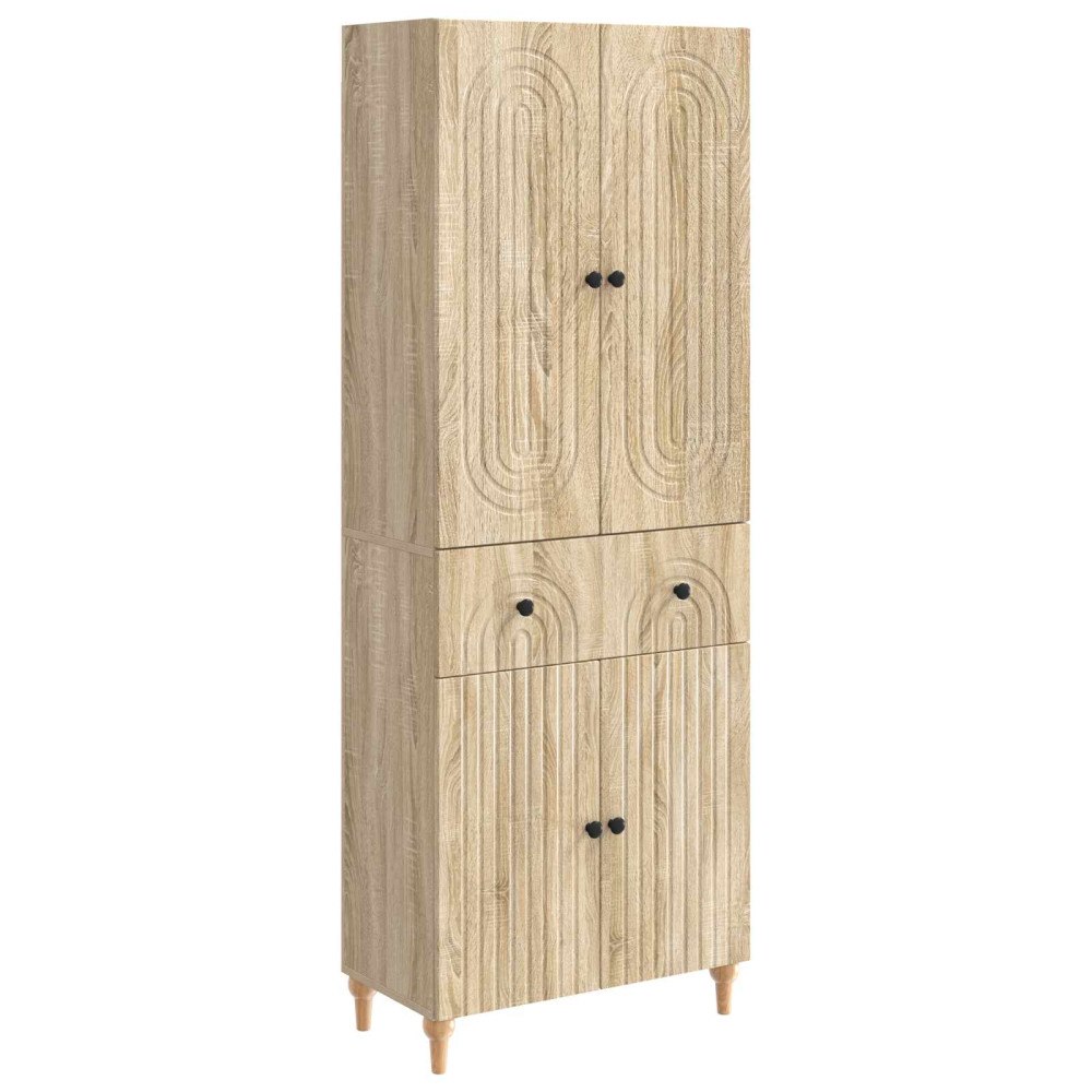 vidaXL Skåpset 2 pcs 66 x 34,5 x 90 cm Konstruerat trä