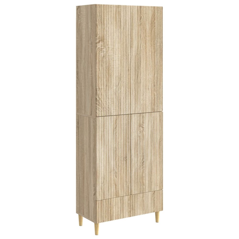 vidaXL Skåpset 2 pcs 66 x 34,5 x 95 cm Konstruerat trä