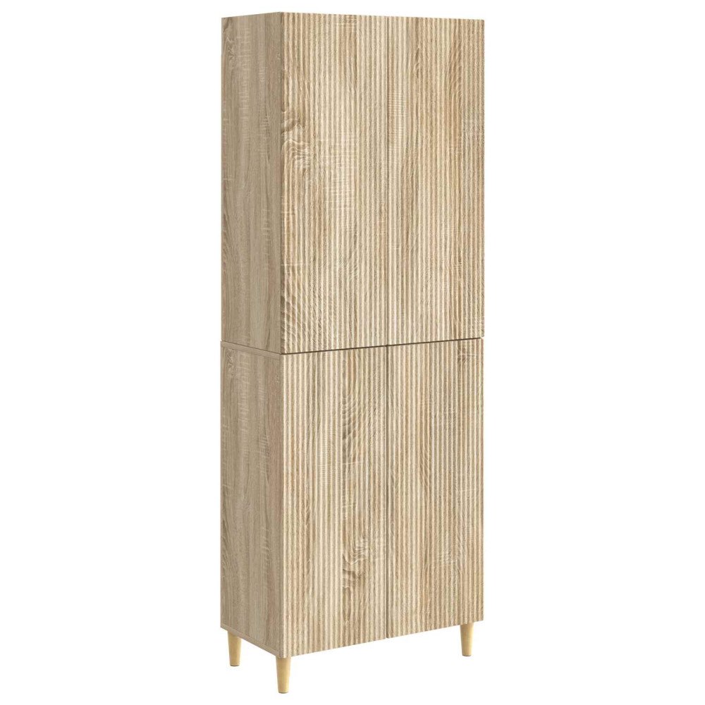 vidaXL Skåpset 2 pcs 66 x 34,5 x 90 cm Konstruerat trä
