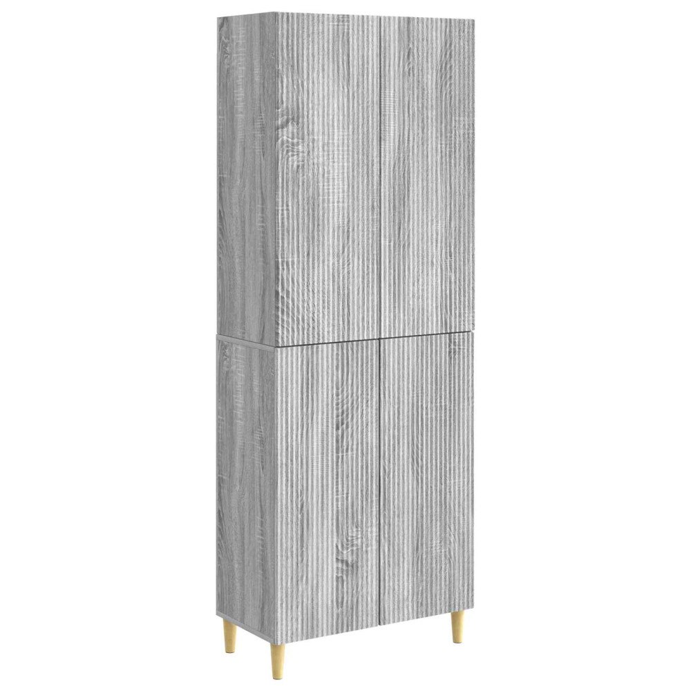 vidaXL Skåpset 2 pcs 66 x 34,5 x 90 cm Konstruerat trä