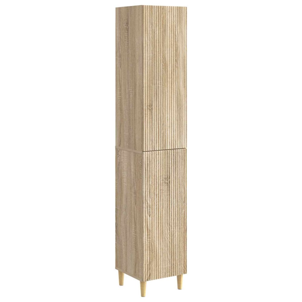vidaXL Skåpset 2 pcs 33 x 34,5 x 90 cm Konstruerat trä