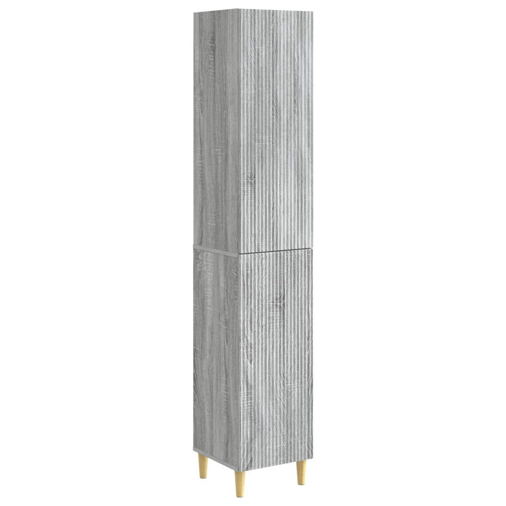 vidaXL Skåpset 2 pcs 33 x 34,5 x 90 cm Konstruerat trä
