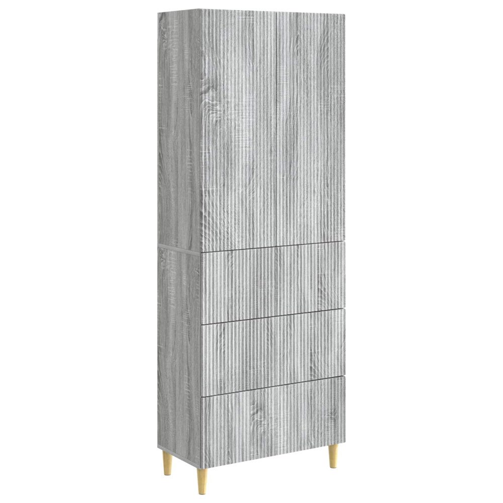 vidaXL Skåpset 2 pcs 66 x 34,5 x 90 cm Konstruerat trä