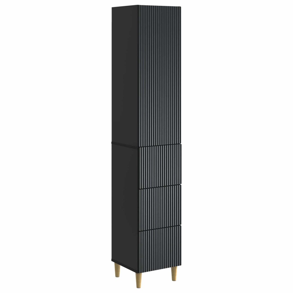 vidaXL Skåpset 2 pcs 33 x 34,5 x 90 cm Konstruerat trä