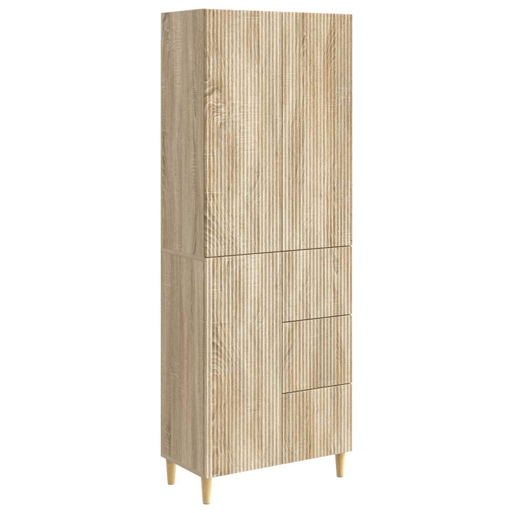vidaXL Skåpset 2 pcs 66 x 34,5 x 90 cm Konstruerat trä