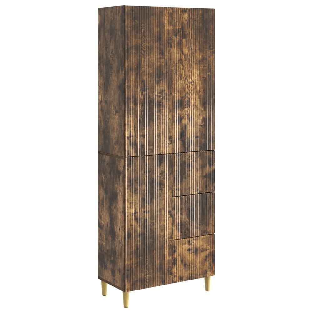 vidaXL Skåpset 2 pcs 66 x 34,5 x 90 cm Konstruerat trä