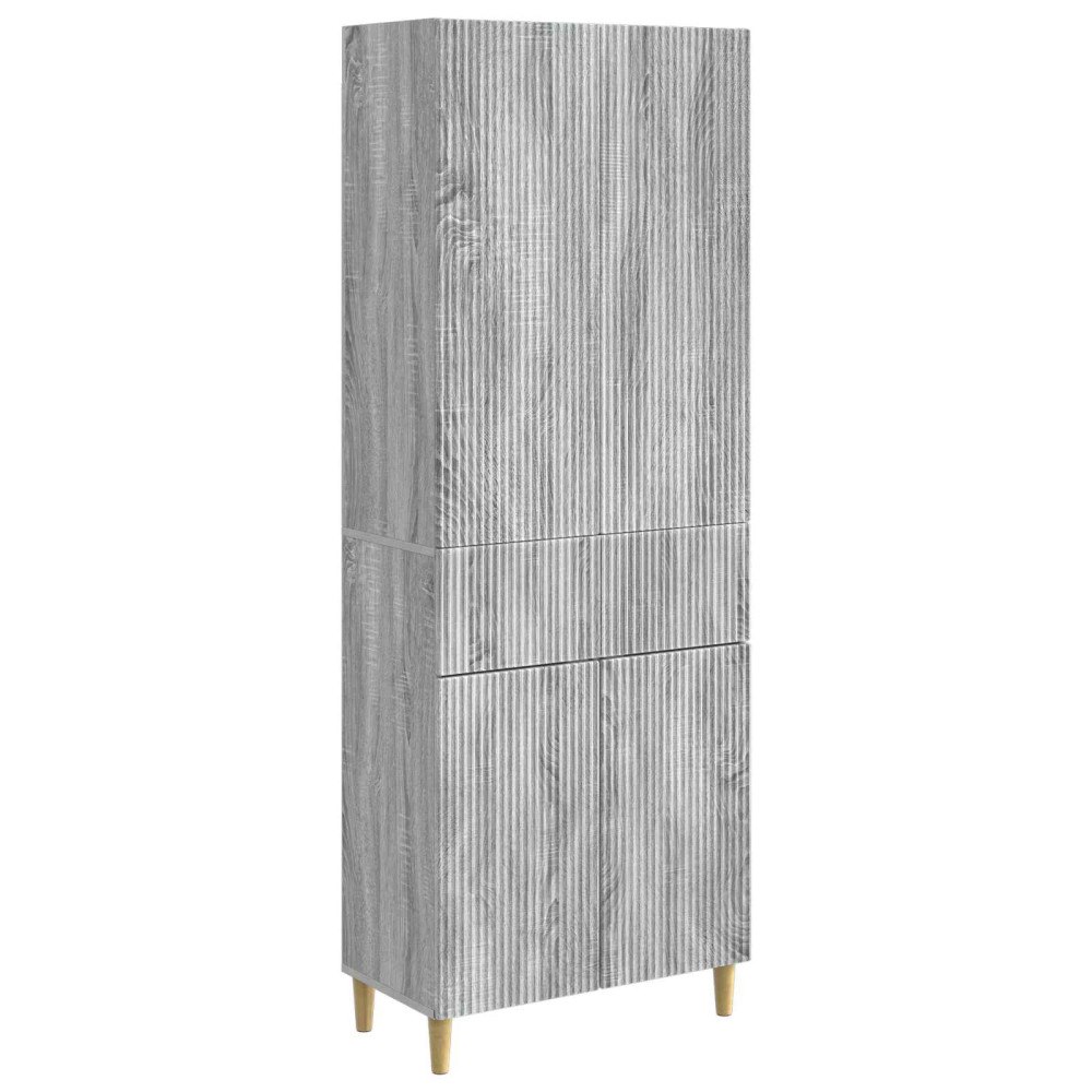 vidaXL Skåpset 2 pcs 66 x 34,5 x 90 cm Konstruerat trä