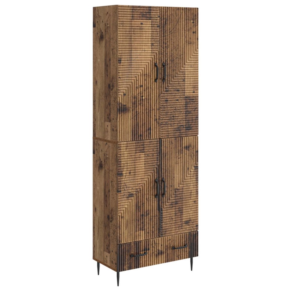 vidaXL Skåpset 2 pcs 66 x 34,5 x 95 cm Konstruerat trä