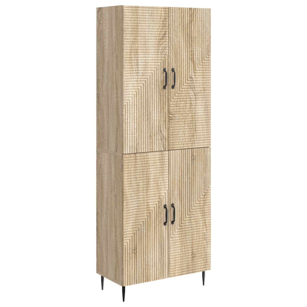 vidaXL Skåpset 2 pcs 66 x 34,5 x 89,5 cm Konstruerat trä