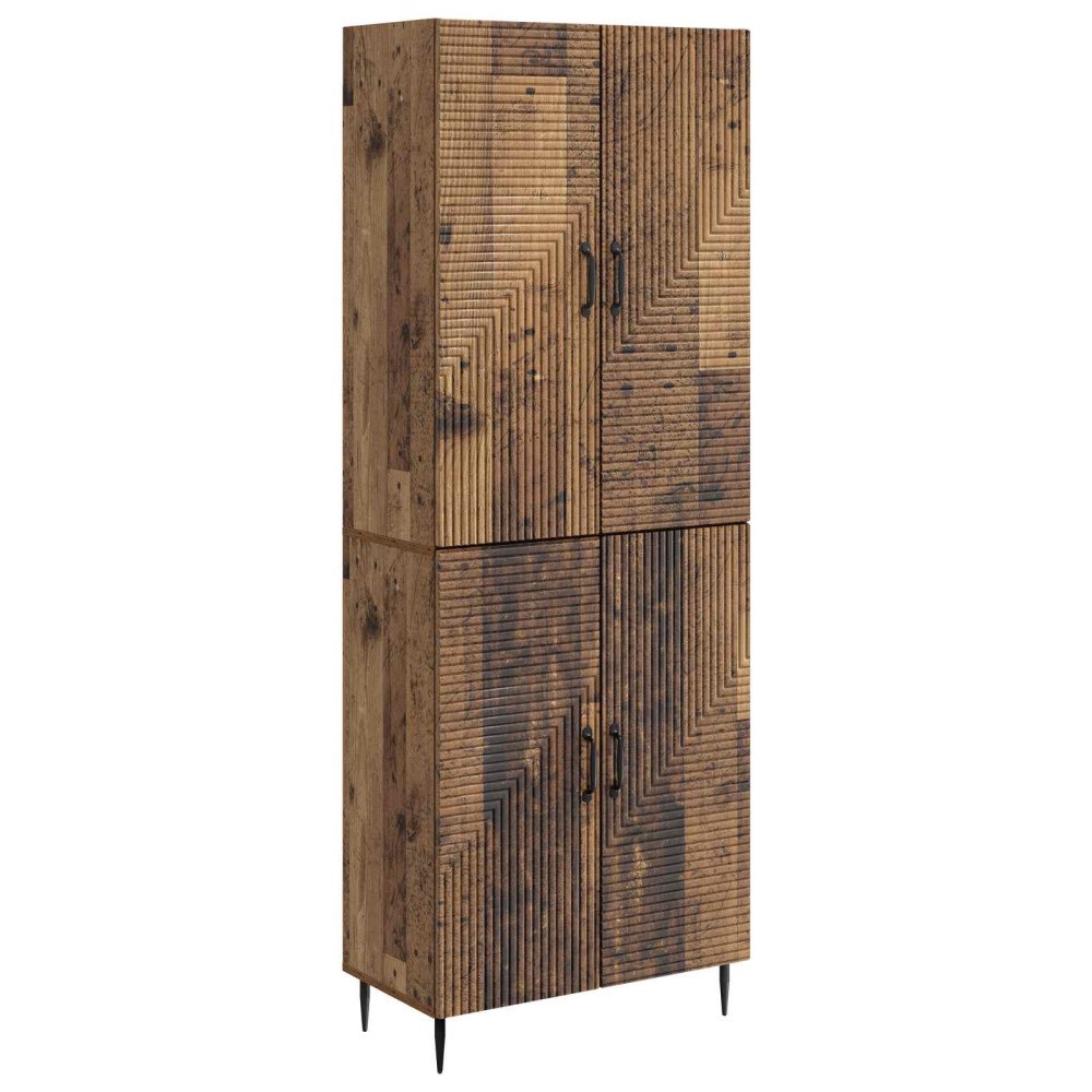 vidaXL Skåpset 2 pcs 66 x 34,5 x 89,5 cm Konstruerat trä