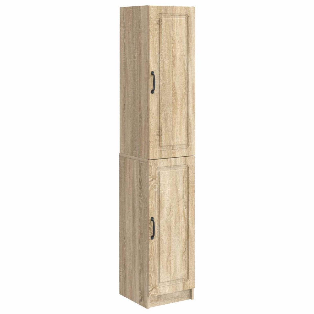 vidaXL Skåpset 2 pcs Sonoma-ek Konstruerat trä
