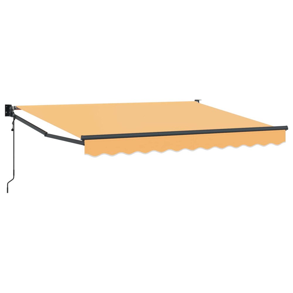 vidaXL Utdragbar markis Sand 3 x 2 m Polyester och metall