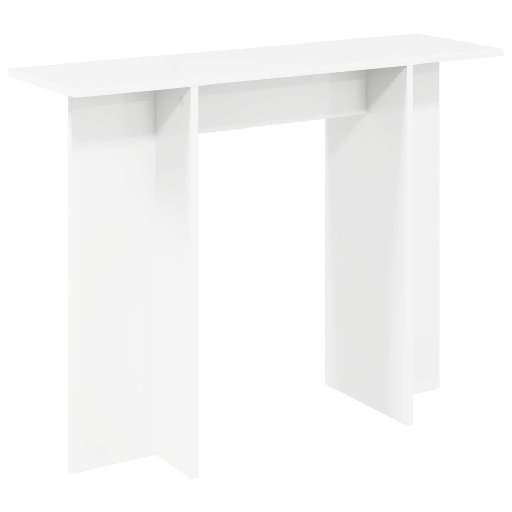 vidaXL Konsolbord Vit 100 x 30 x 75 cm Konstruerat trä