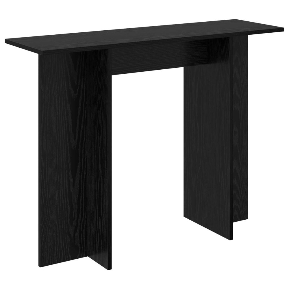 vidaXL Konsolbord Svart ek 100 x 30 x 75 cm Konstruerat trä