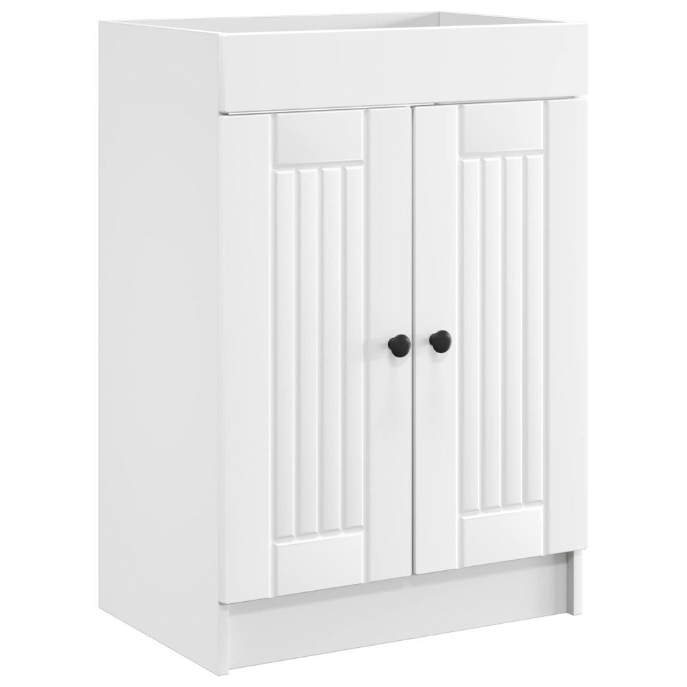 vidaXL Badrumsskåp under handfat Vit 56 x 37,5 x 81 cm Konstruerat trä