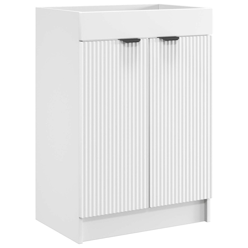 vidaXL Badrumsskåp under handfat Vit 56 x 37,5 x 81 cm Konstruerat trä