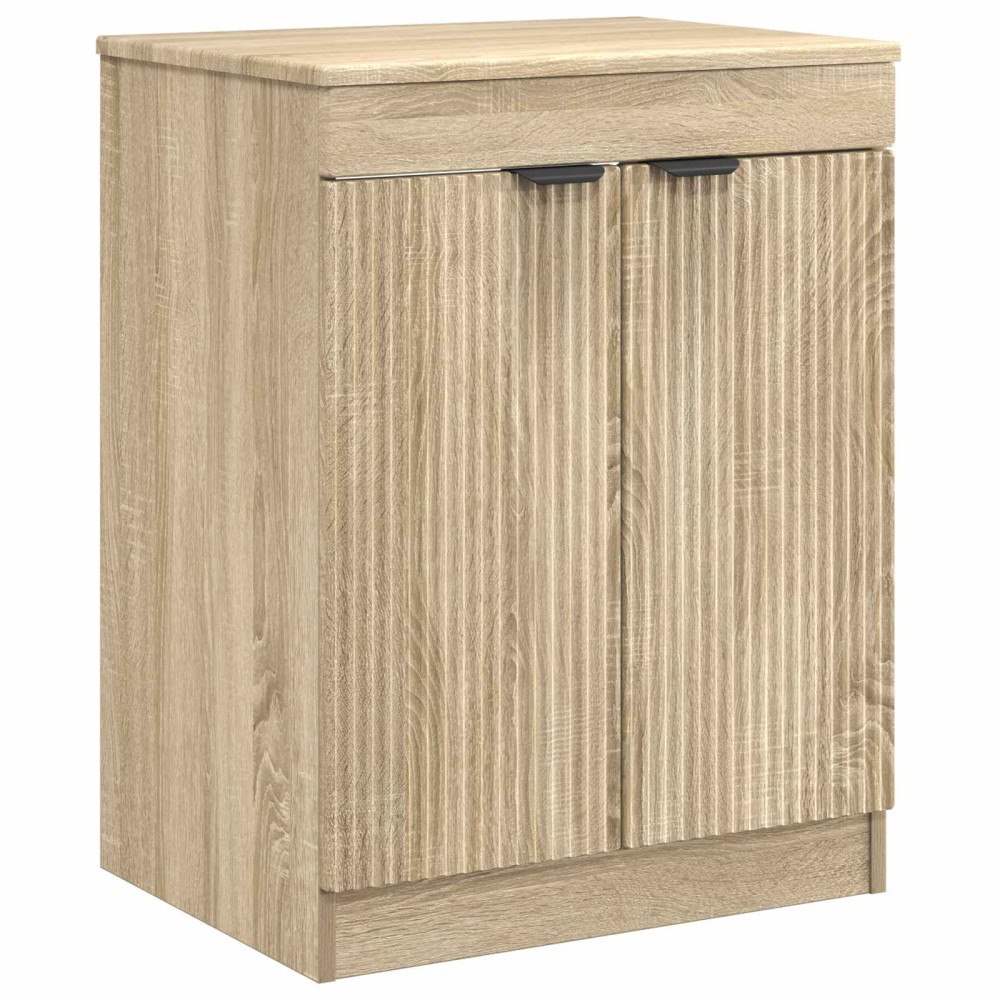 vidaXL Badrumsskåp Sonoma-ek 54 x 41 x 70 cm Konstruerat trä