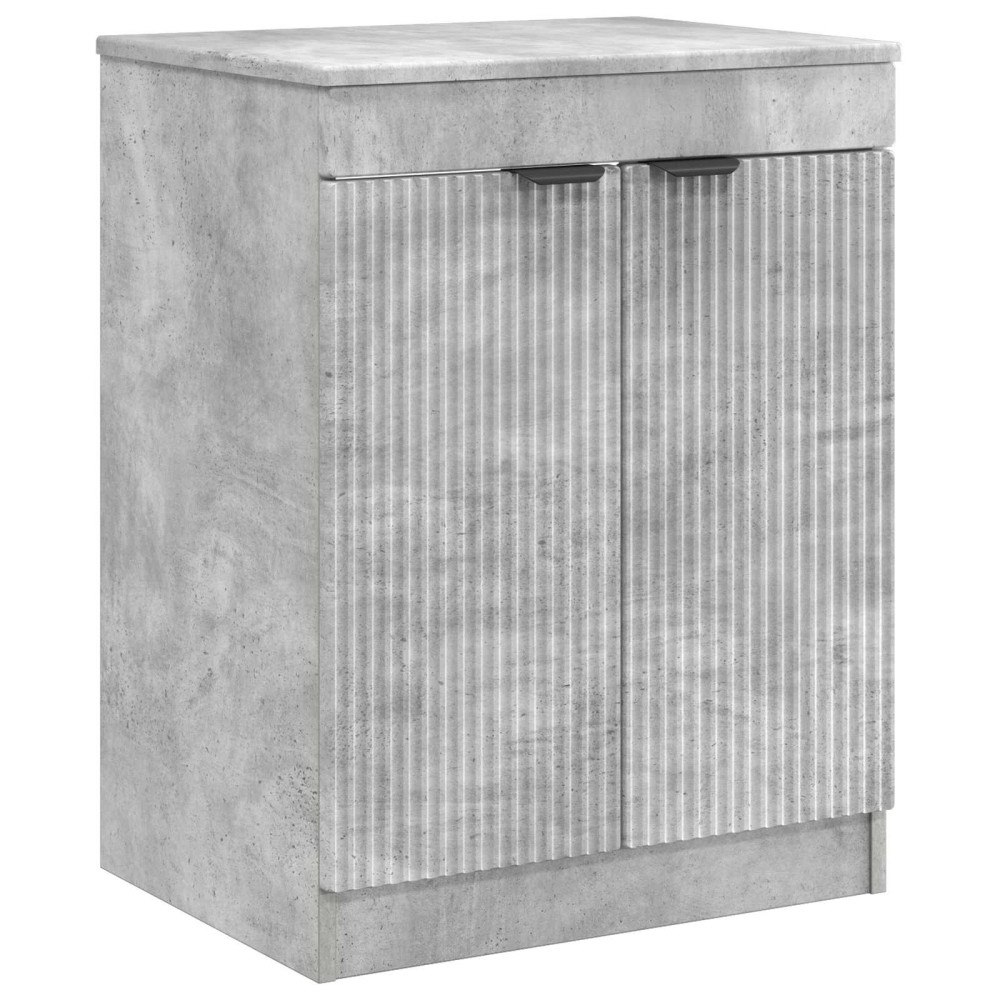 vidaXL Badrumsskåp Betonggrå 54 x 41 x 70 cm Konstruerat trä