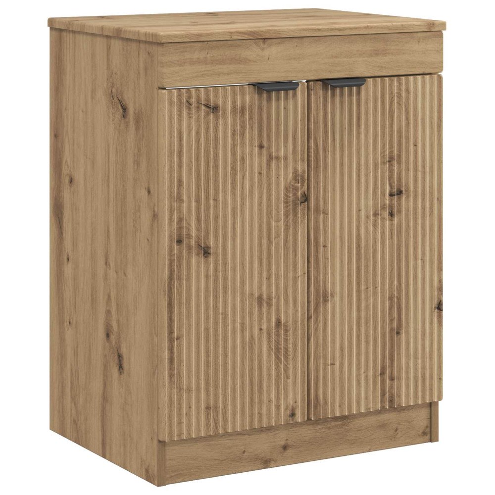 vidaXL Badrumsskåp Artisan-ek 54 x 41 x 70 cm Konstruerat trä