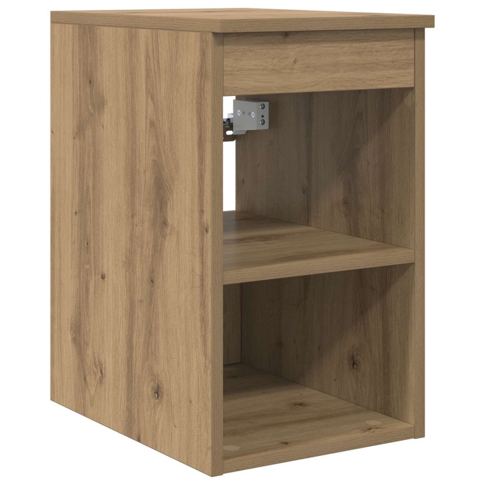 vidaXL Badrumsskåp Mellan Artisan-ek 30 x 35 x 50 cm Konstruerat trä