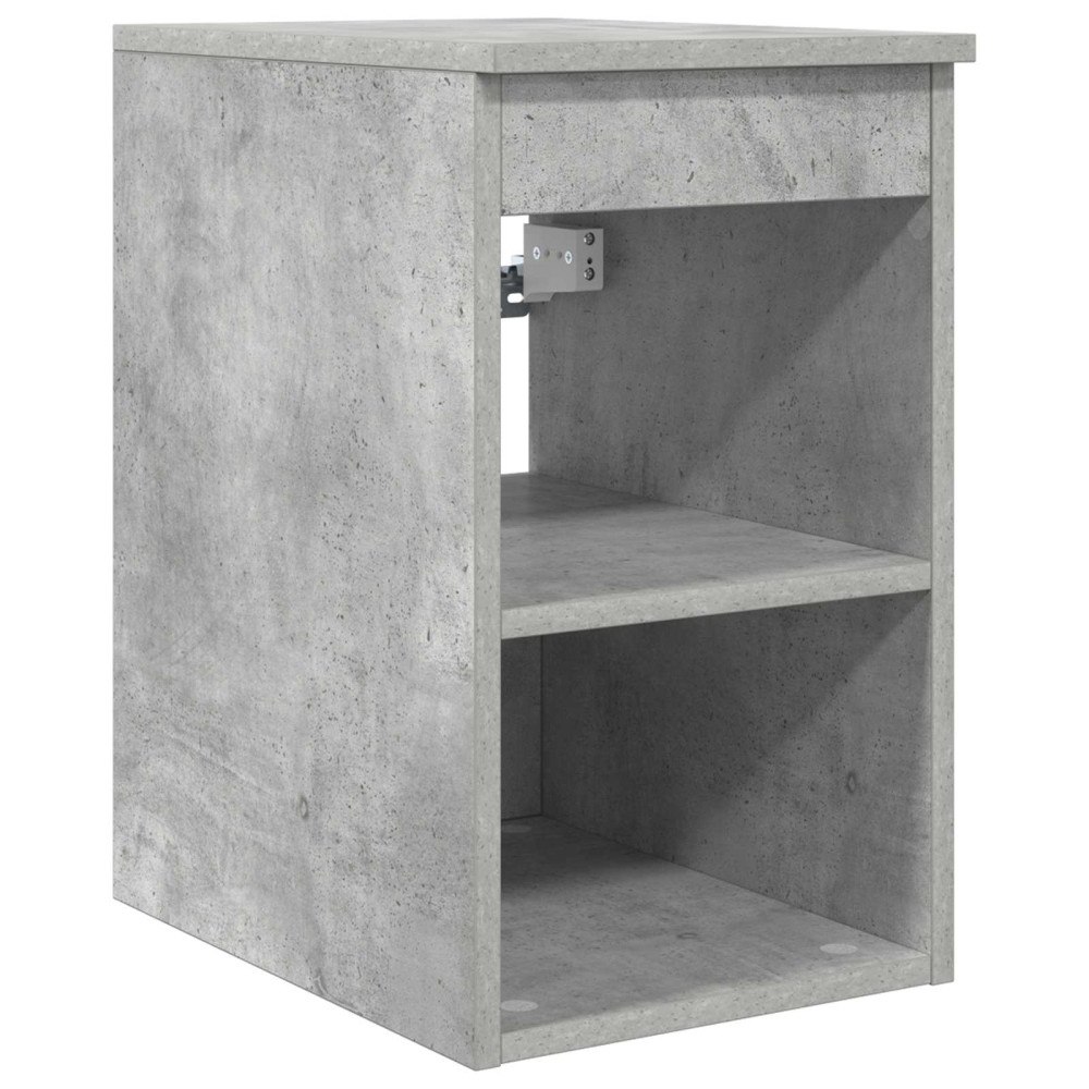 vidaXL Badrumsskåp Mellan Betonggrå 30 x 44,5 x 50 cm Konstruerat trä