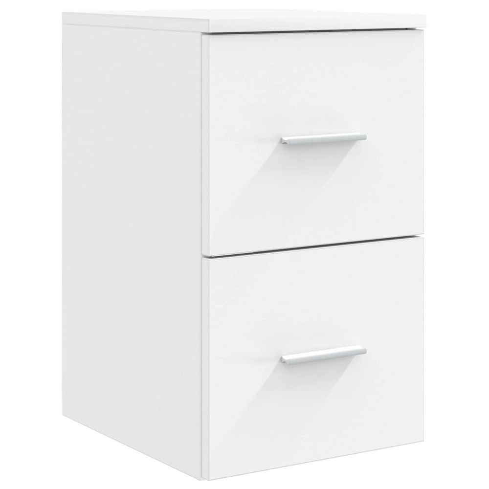 vidaXL Badrumsskåp Mellan Vit 30 x 41 x 50 cm Konstruerat trä