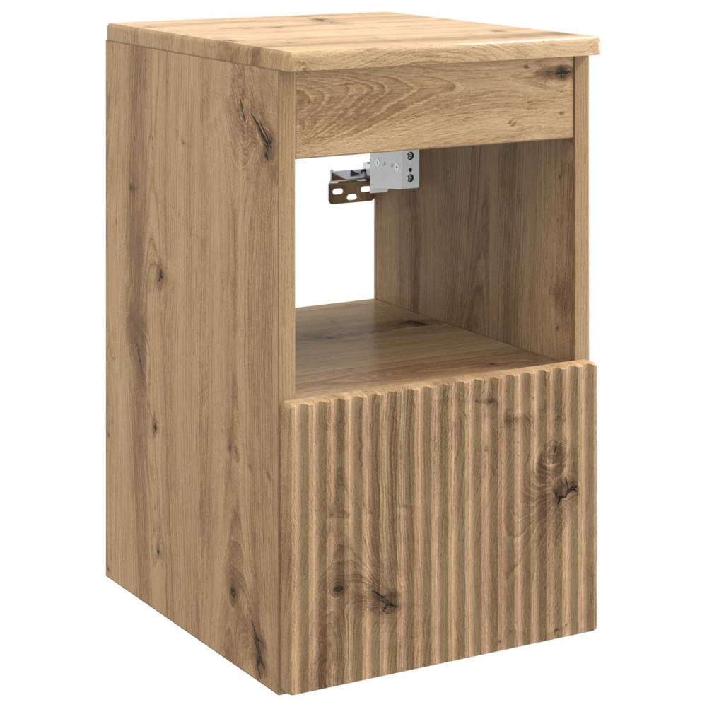 vidaXL Badrumsskåp Artisan-ek 30 x 35 x 50 cm Konstruerat trä