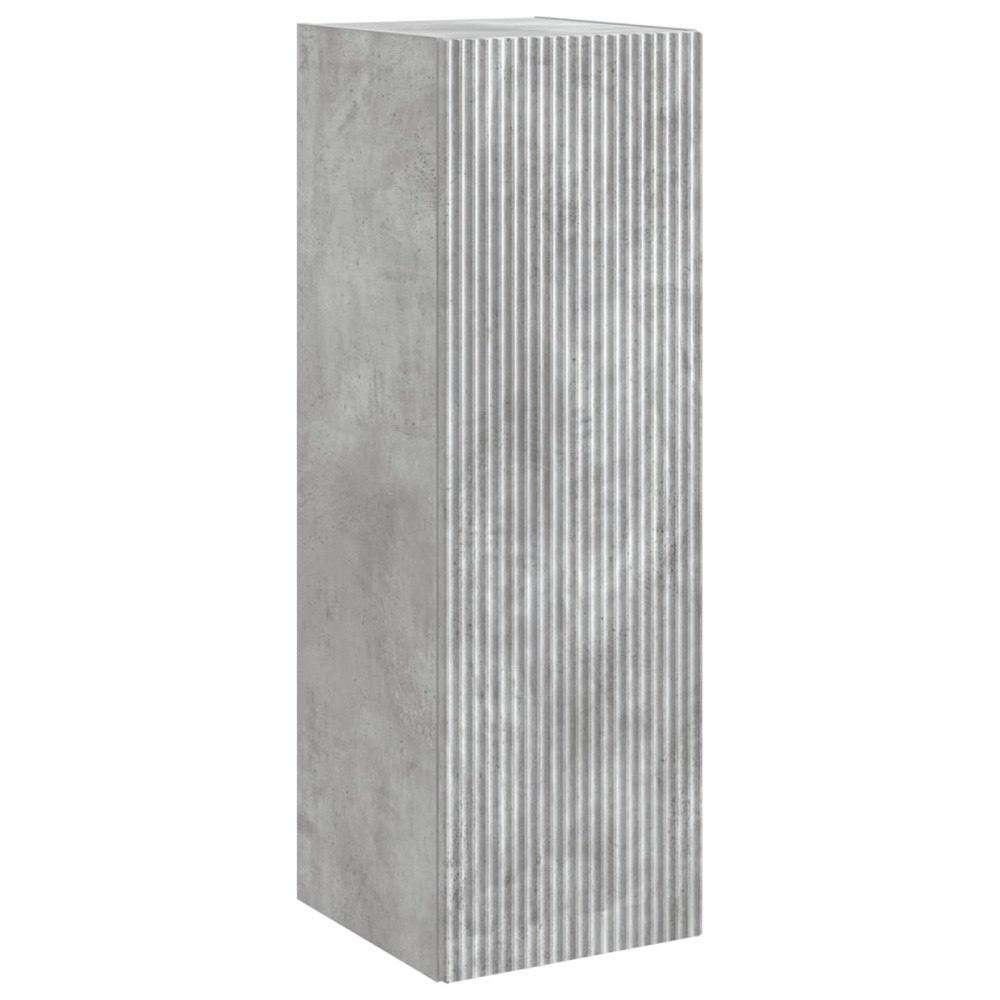 vidaXL Väggmonterat Badrumsskåp Betonggrå 33 x 34,5 x 100 cm