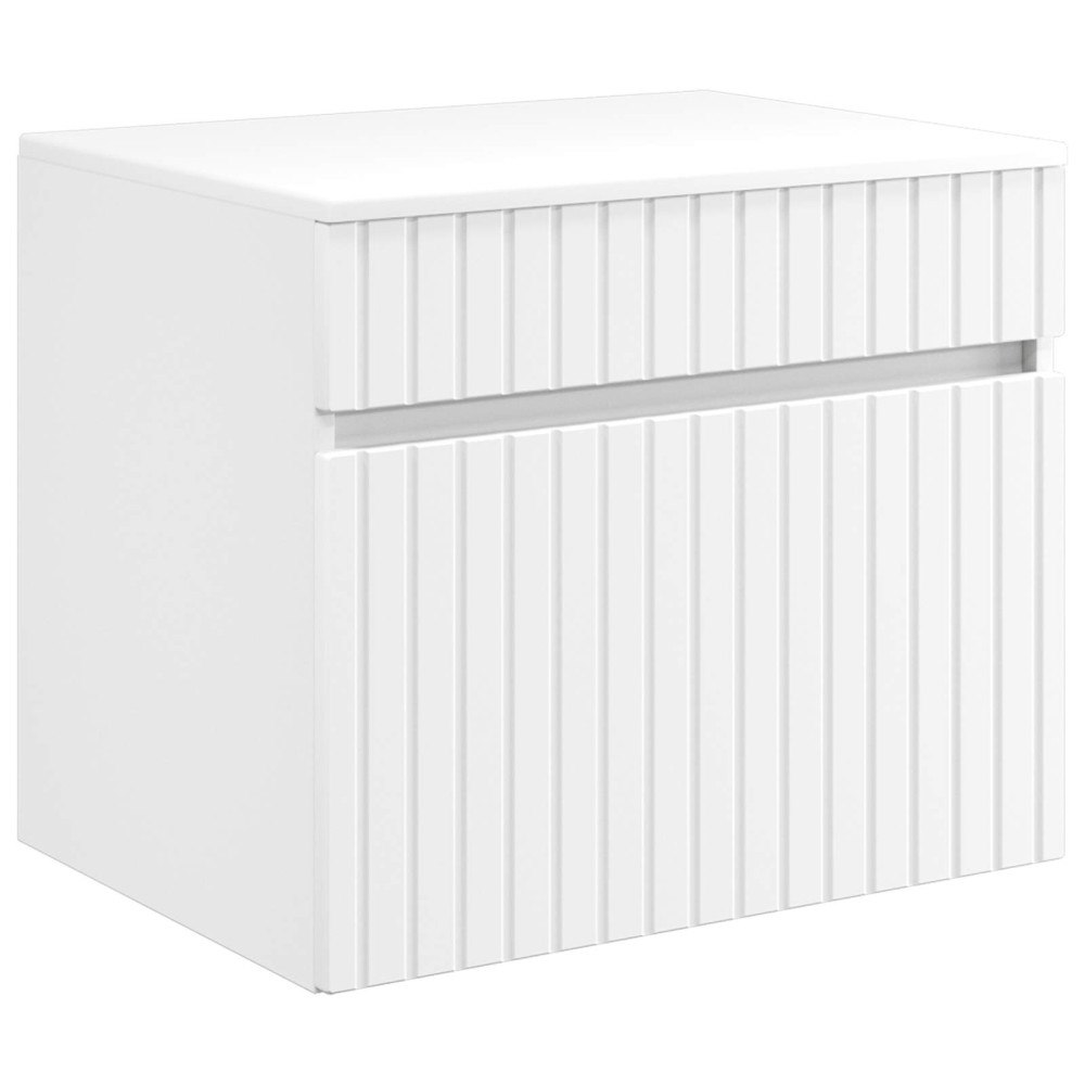vidaXL Väggmonterat Badrumsskåp Vit 59 x 44,5 x 50 cm Konstruerat trä