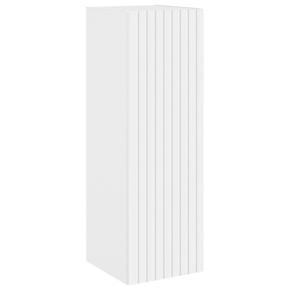 vidaXL Väggmonterat Badrumsskåp Vit 33 x 34,5 x 100 cm Konstruerat trä