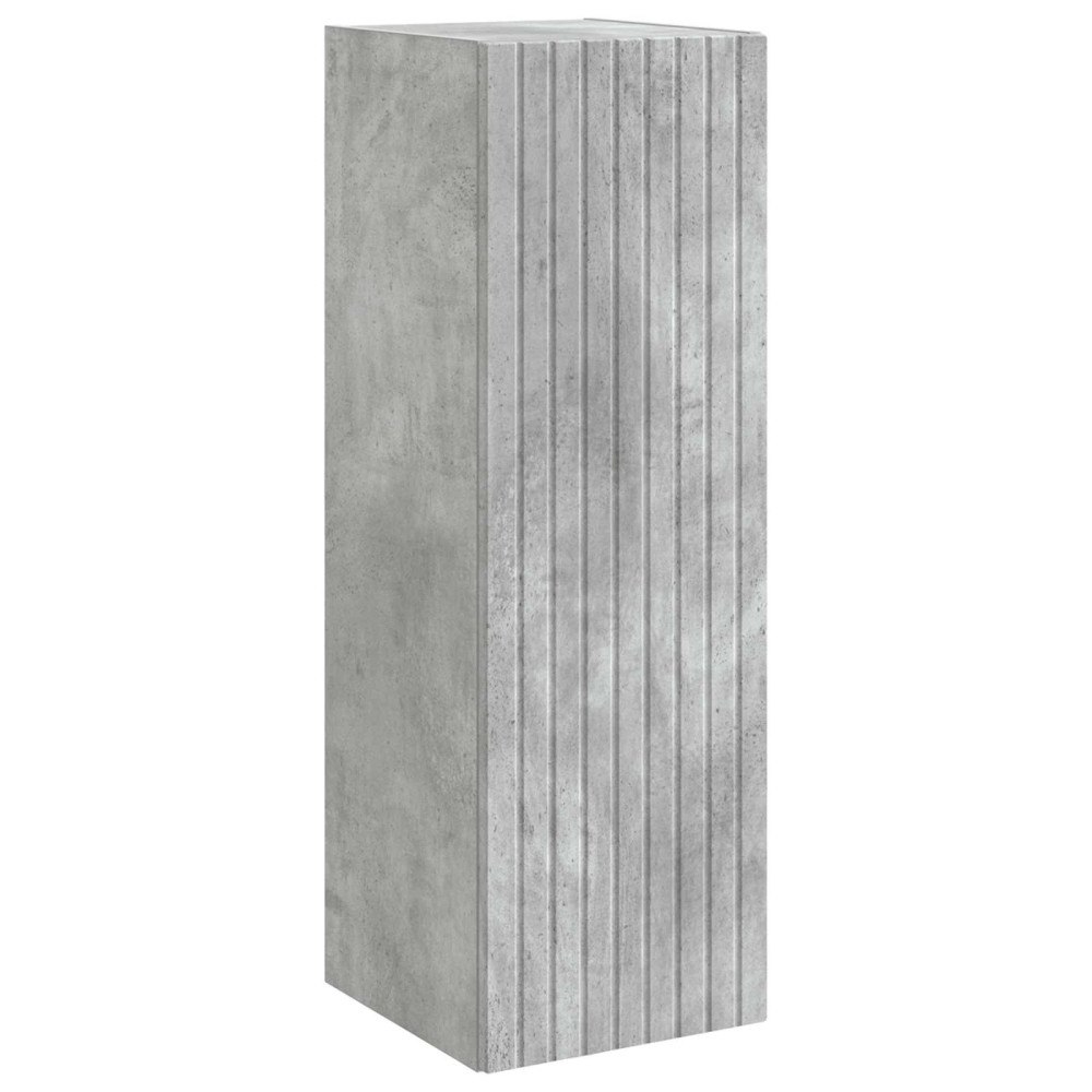 vidaXL Väggmonterat Badrumsskåp Betonggrå 33 x 34,5 x 100 cm