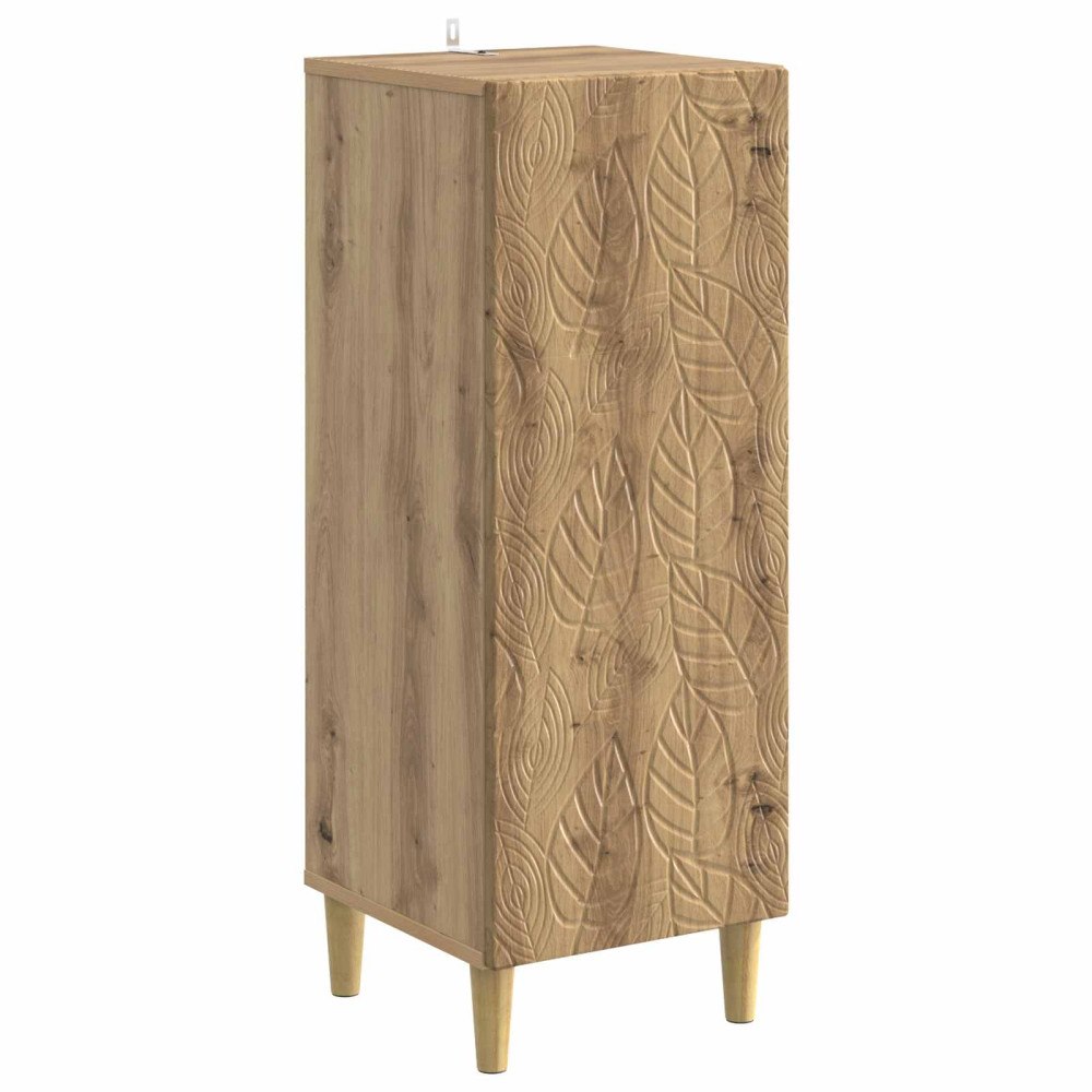 vidaXL Sideboard Artisan-ek 33 x 34,5 x 90 cm Konstruerat trä