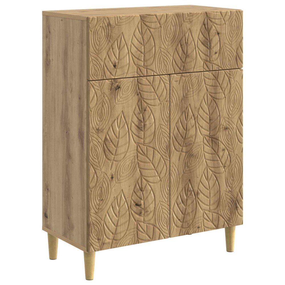 vidaXL Sideboard Artisan-ek 66 x 34,5 x 90 cm Konstruerat trä