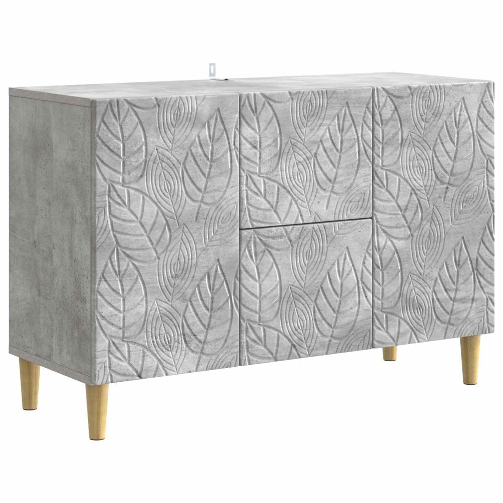 vidaXL Sideboard Betonggrå 89 x 34,5 x 60 cm Konstruerat trä