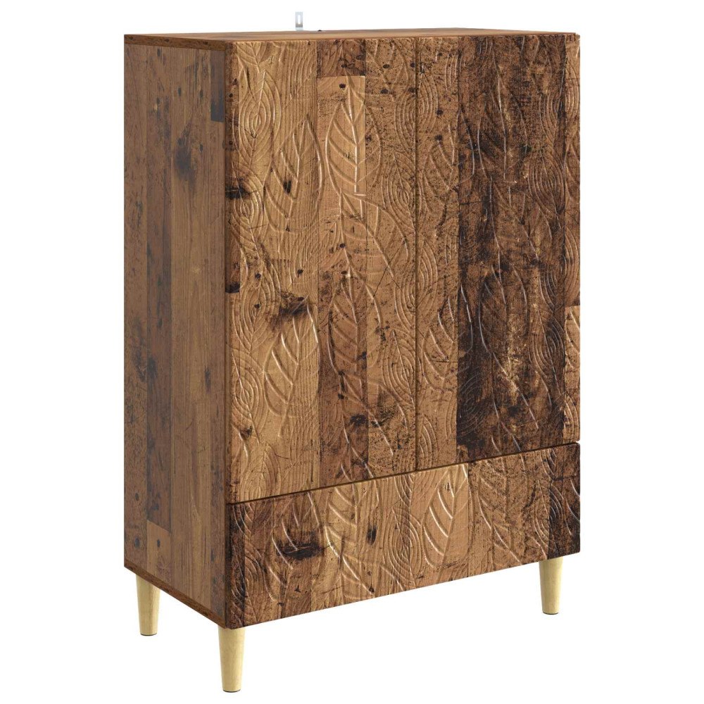 vidaXL Sideboard Gammalt trä 66 x 34,5 x 95 cm Konstruerat trä