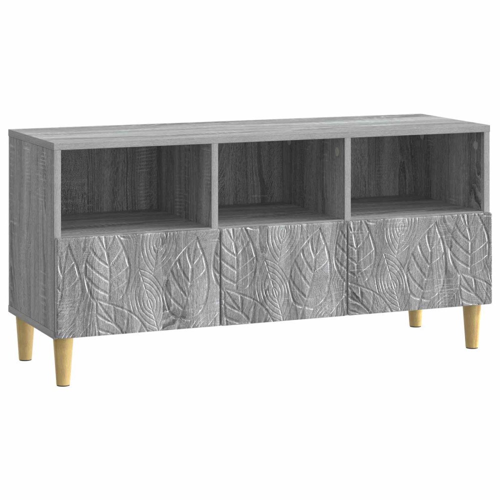 vidaXL TV-skåp 102 x 34,5 x 50 cm Grå Sonoma Konstruerat trä
