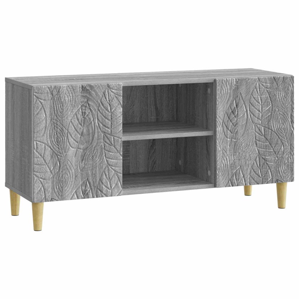 vidaXL TV-skåp 102 x 34,5 x 50 cm Grå Sonoma Konstruerat trä