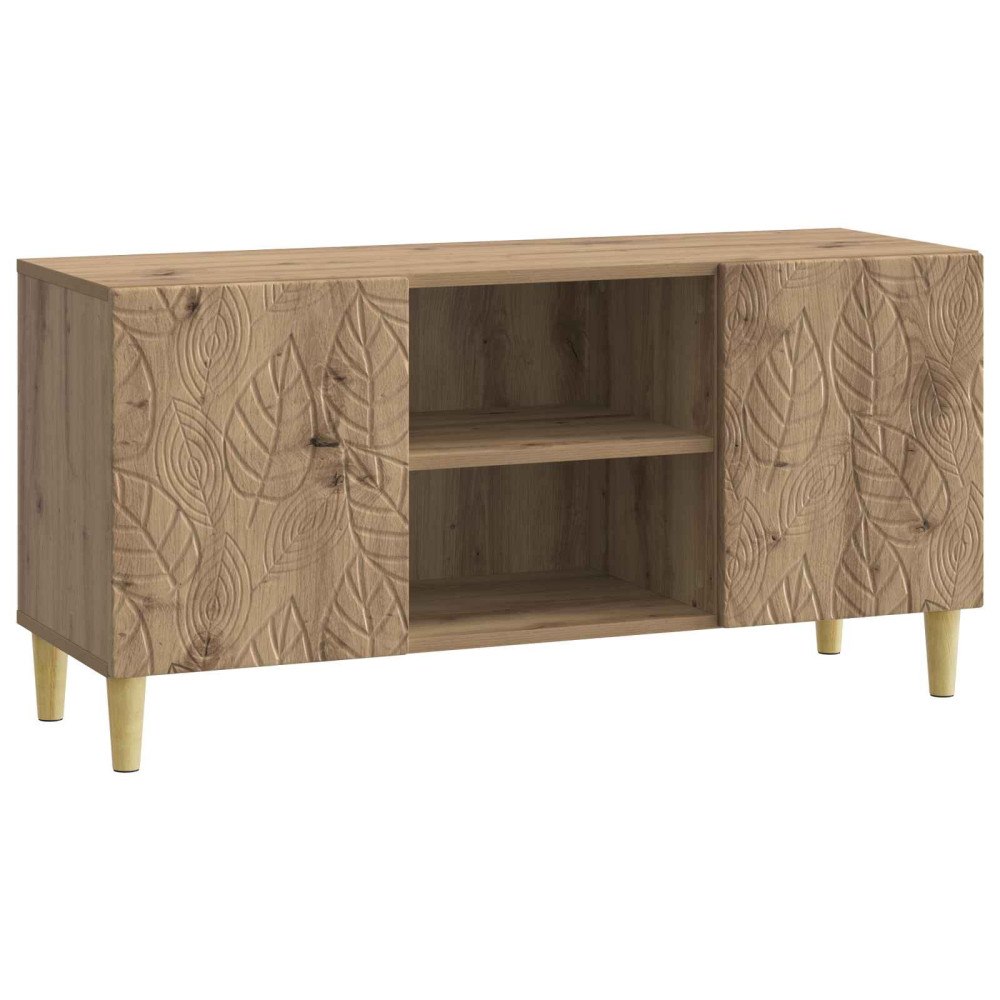 vidaXL TV-skåp 102 x 34,5 x 50 cm Artisan-ek Konstruerat trä