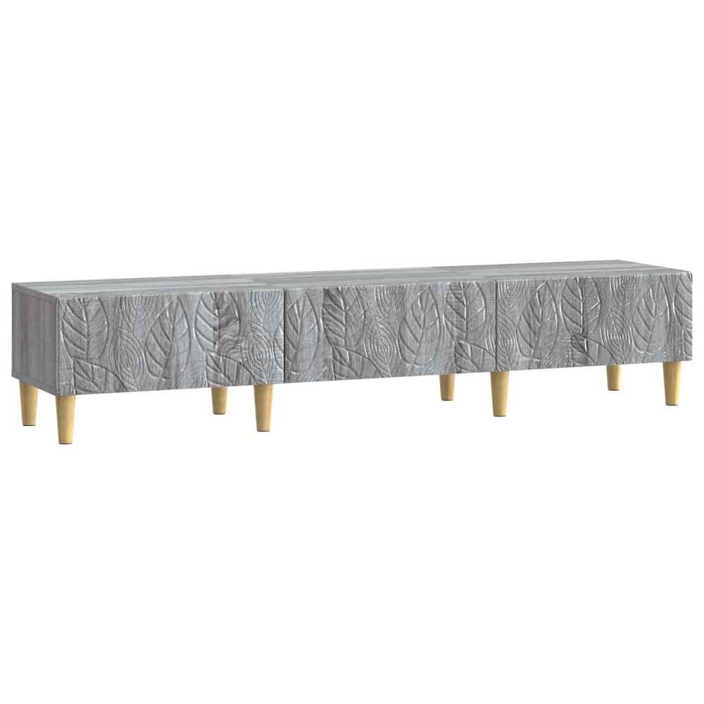 vidaXL TV-skåp 147 x 34,5 x 30 cm Grå Sonoma Konstruerat trä
