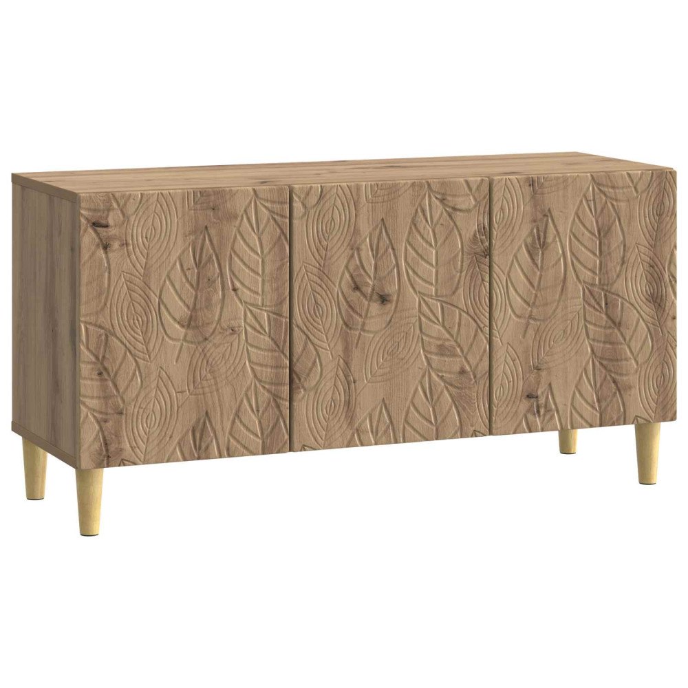 vidaXL TV-skåp 99 x 34,5 x 50 cm Artisan-ek Konstruerat trä