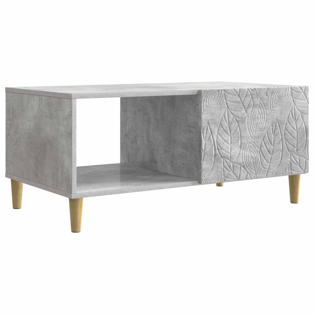 vidaXL Kaffeebord Betonggrå 90 x 50 x 40 cm Konstruerat trä