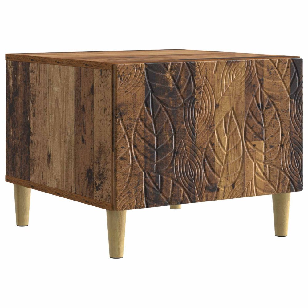 vidaXL Kaffeebord Gammalt trä 50 x 49 x 40 cm Konstruerat trä