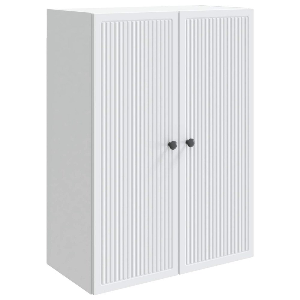 vidaXL Väggmonterat skåp Vit 66 x 34,5 x 90 cm Konstruerat trä