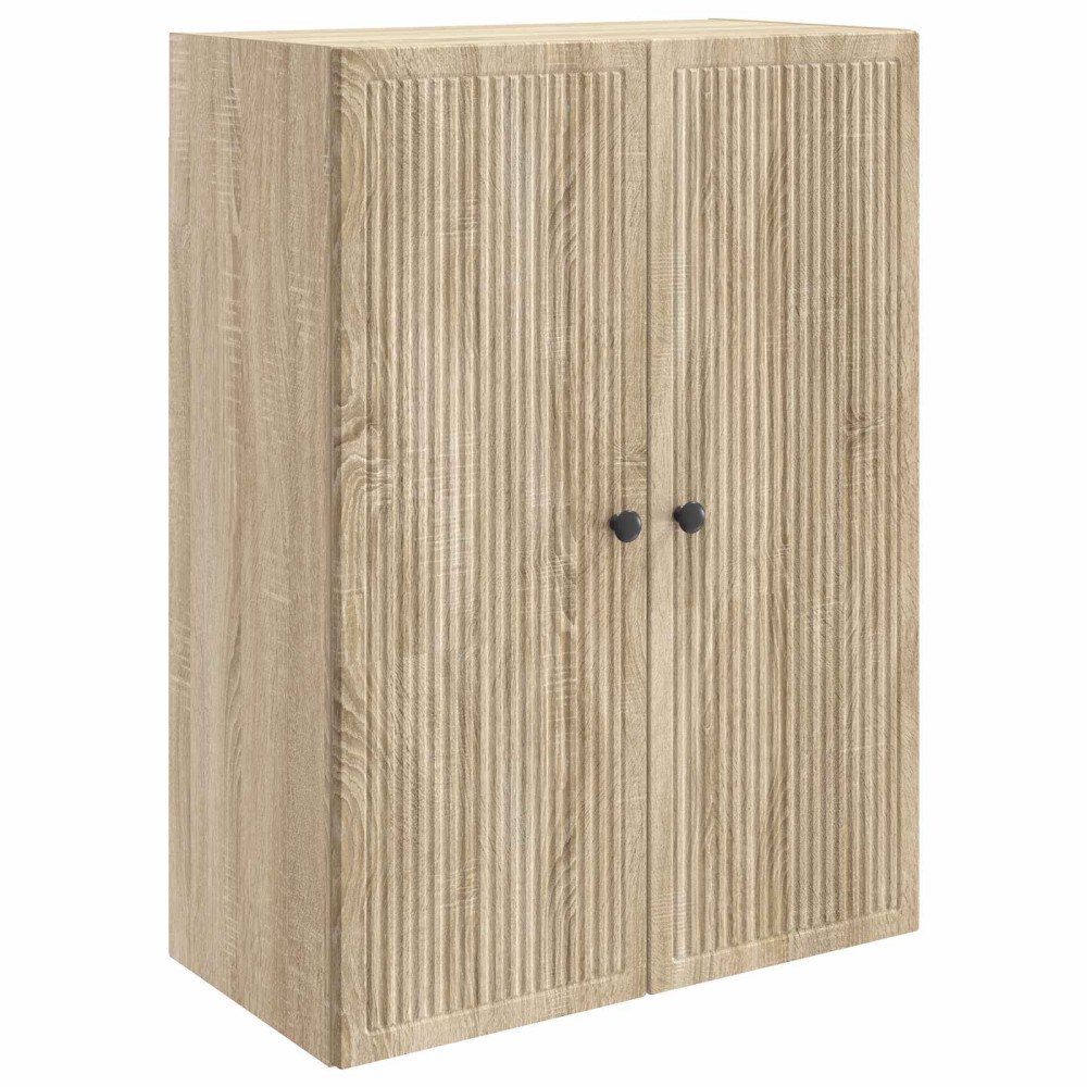 vidaXL Väggmonterat skåp Sonoma-ek 66 x 34,5 x 90 cm Konstruerat trä