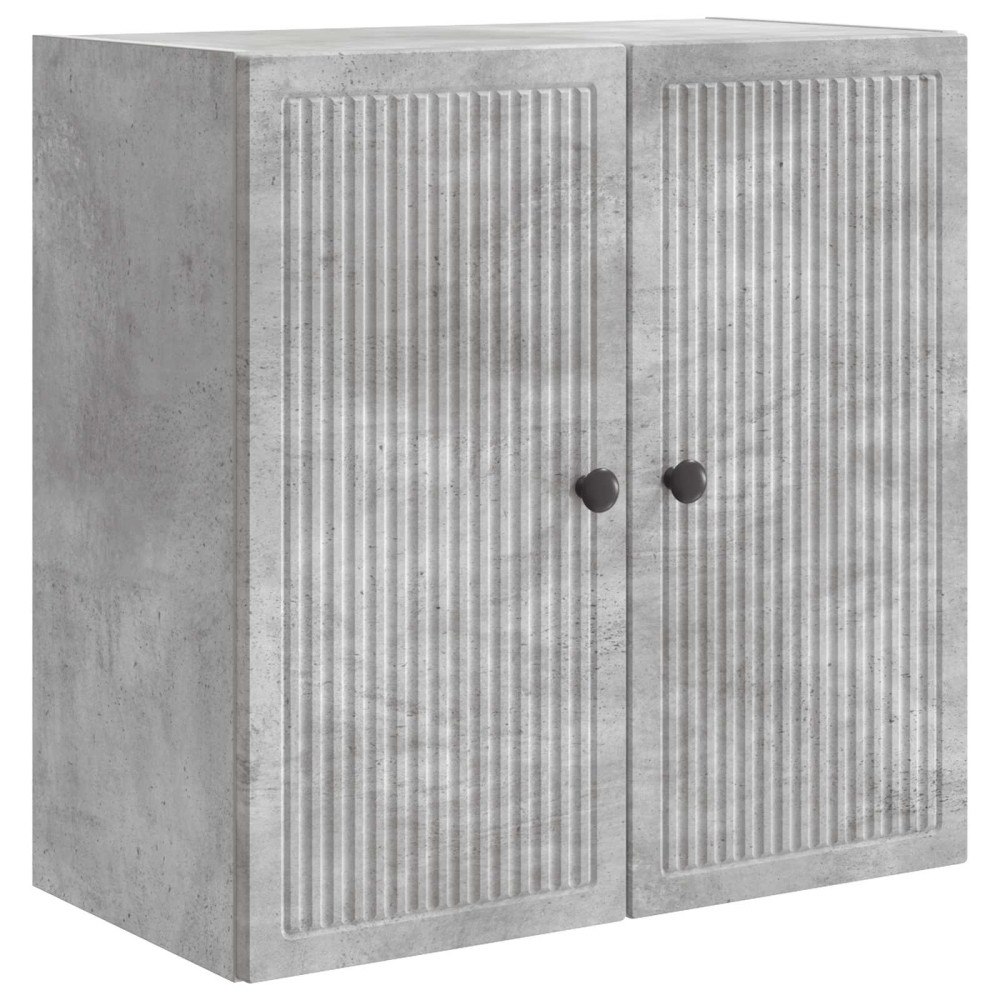 vidaXL Väggmonterat skåp Betonggrå 59 x 31 x 60 cm Konstruerat trä