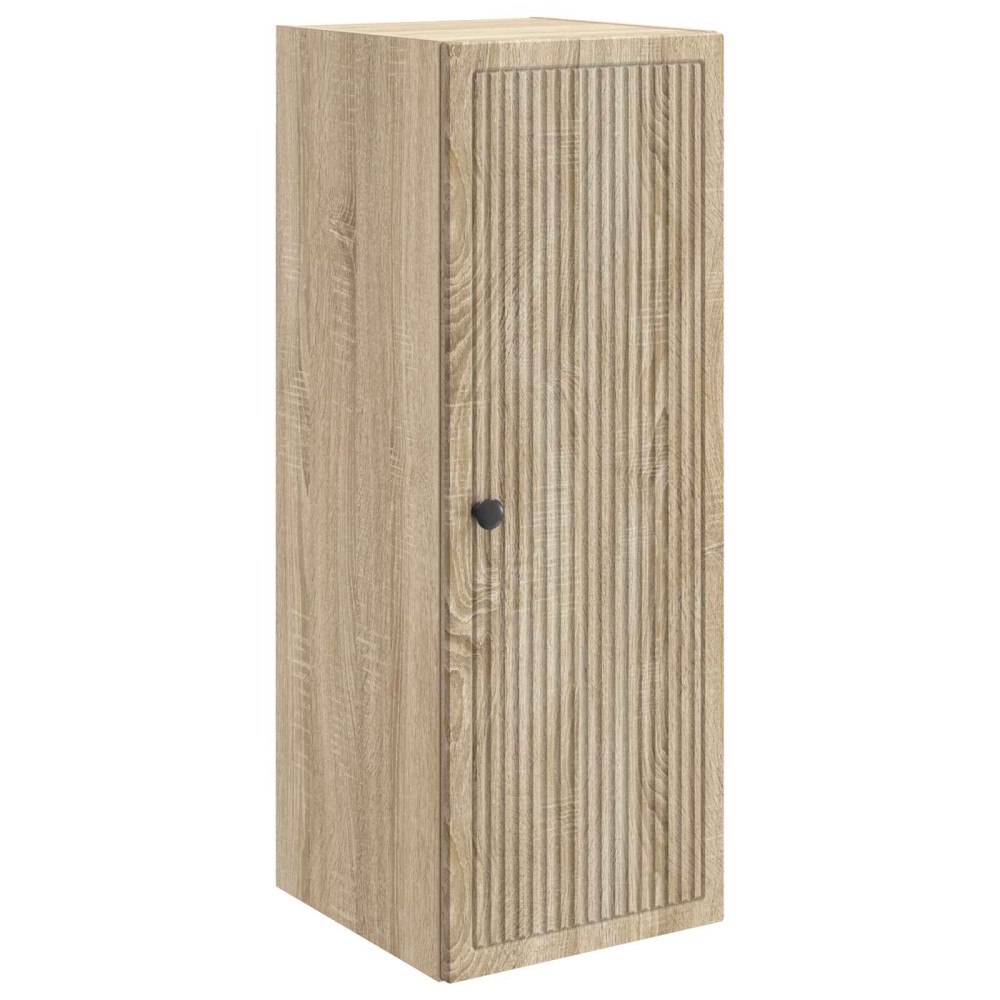 vidaXL Väggmonterat skåp Sonoma-ek 33 x 34,5 x 90 cm Konstruerat trä